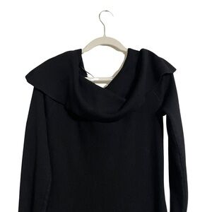 AKIRA Black Cowl Neck Sweater